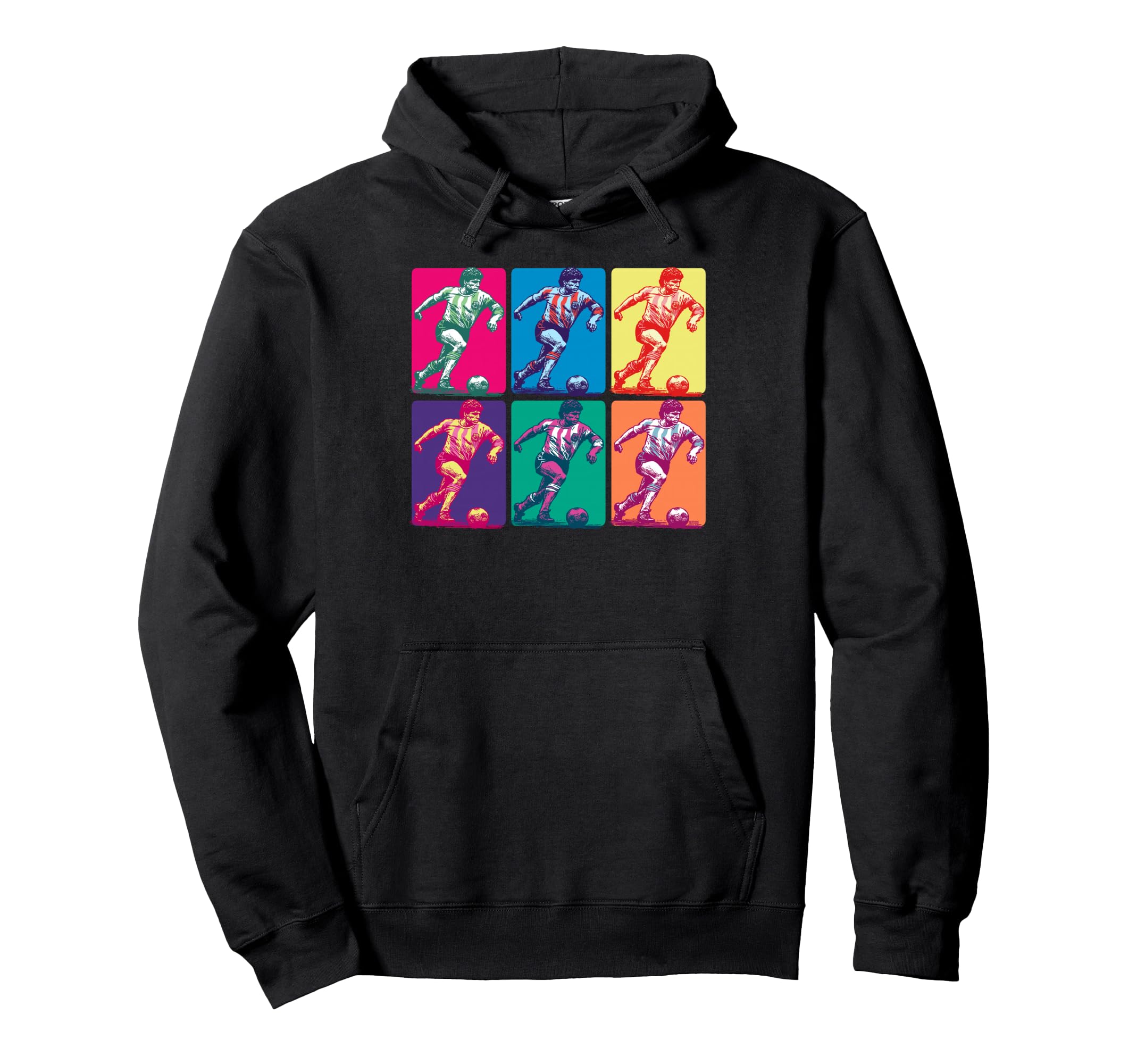 Diego Maradona Football 80S 90S Pop Art Hoodie - Unique Graphic Unisex - T-Shirt, Sweatshirt, Hoodie