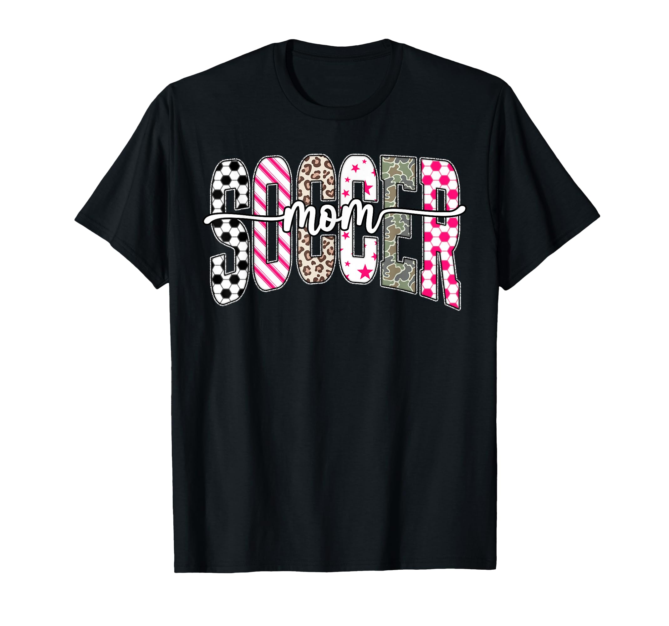 Soccer Mom Game Day Soccer Mama Stripes T-Shirt - Unique Graphic Unisex - T-Shirt, Sweatshirt, Hoodie