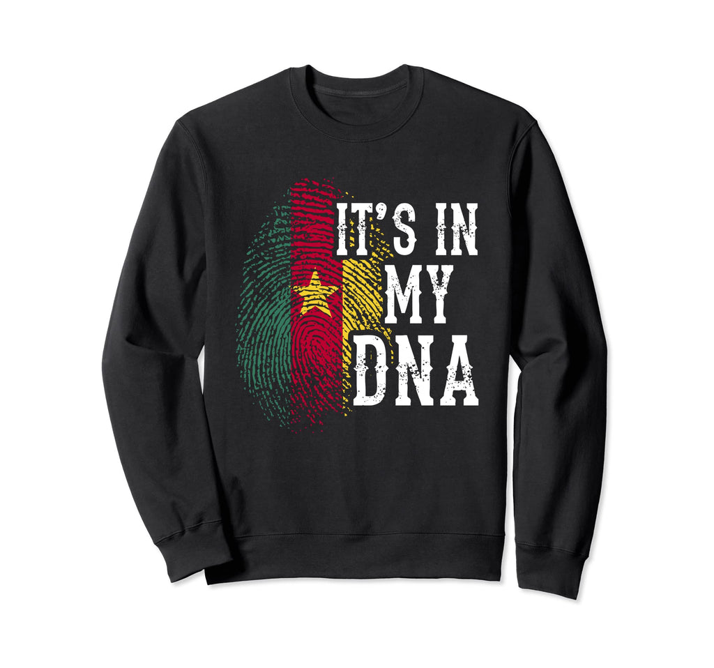 Cameroon Heritage Roots Flag Sweatshirt - Casual Everyday Wear Men Women - T-Shirt, Sweatshirt, Hoodie