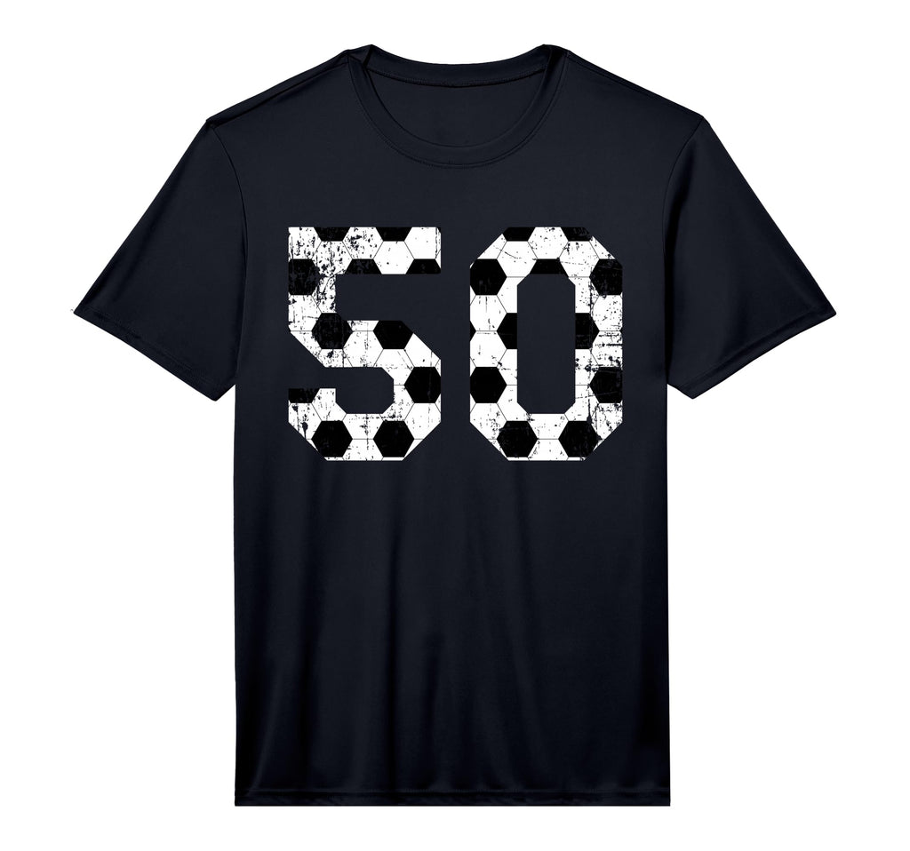 Soccer 50 Jersey Number T-Shirt - Casual Everyday Wear for Adults - T-Shirt, Sweatshirt, Hoodie