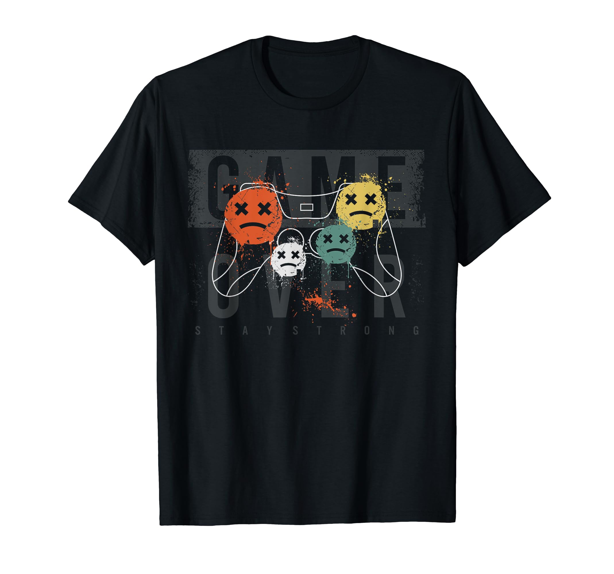 Game Over Video Games Gaming Gift Arcade T-Shirt - Unique Graphic Unisex - T-Shirt, Sweatshirt, Hoodie