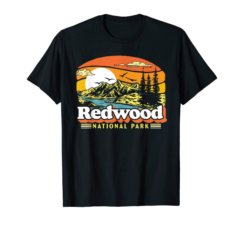 Redwood National Park 80S California T-Shirt - Novelty Apparel Men Women - T-Shirt, Sweatshirt, Hoodie