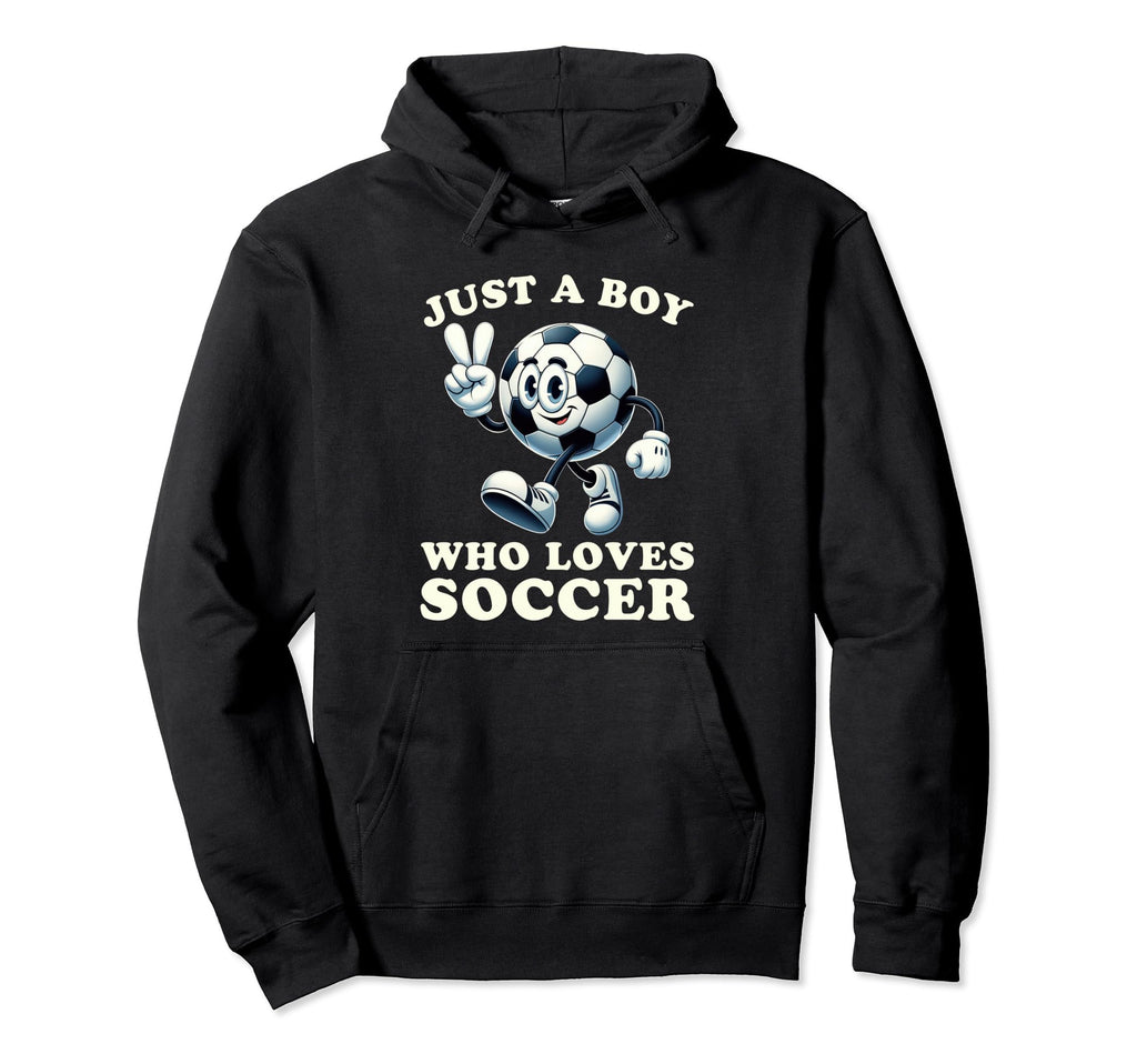 Just Who Loves Soccer Soccer Player Hoodie - Fun Novelty Design for Adults - T-Shirt, Sweatshirt, Hoodie