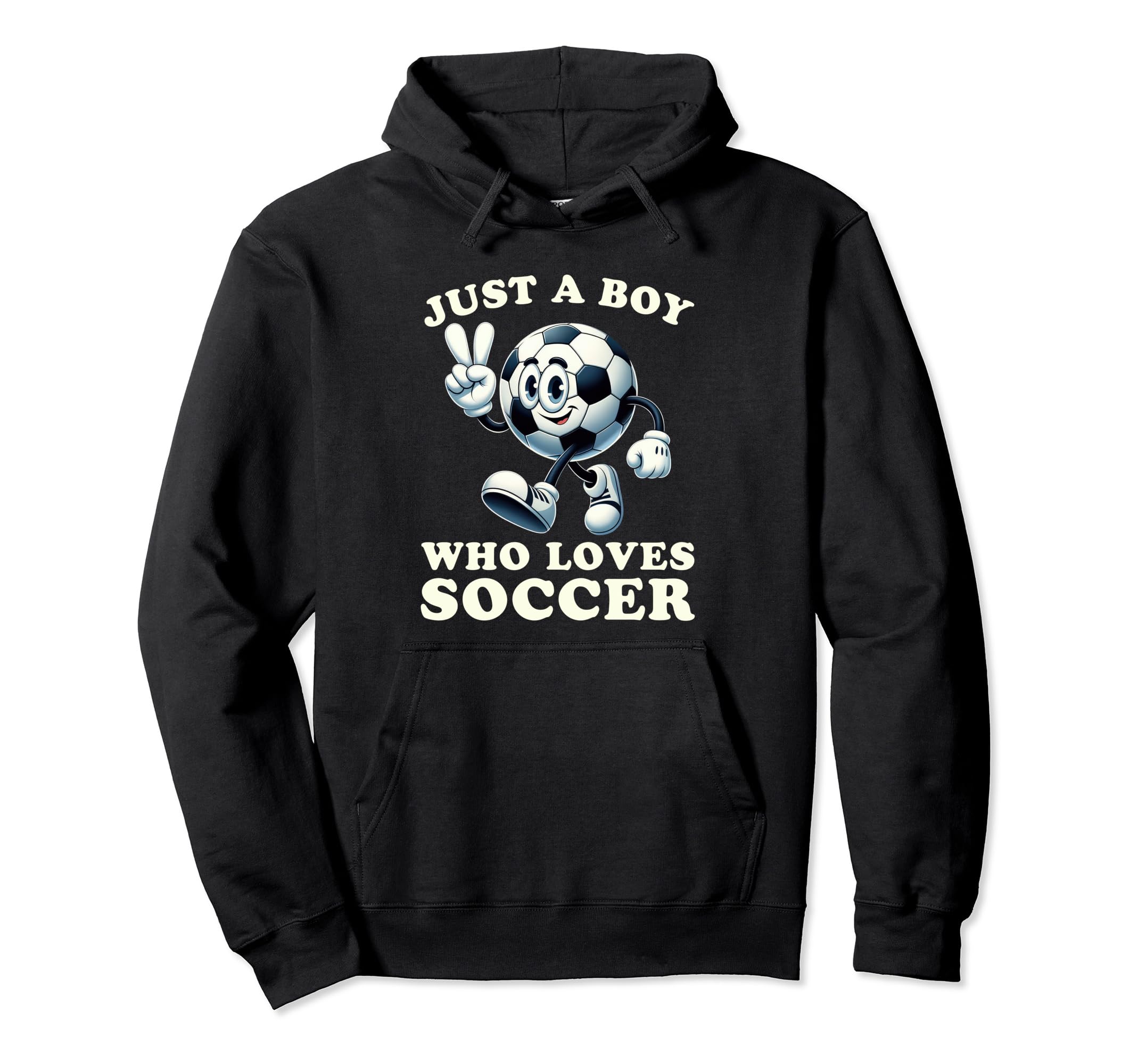 Just Who Loves Soccer Soccer Player Hoodie - Fun Novelty Design for Adults - T-Shirt, Sweatshirt, Hoodie