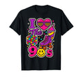 I Love 90S Throwback Roller Skate Fun T-Shirt - Aesthetic Graphic Men Women - T-Shirt, Sweatshirt, Hoodie