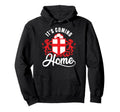 Football Player Coming Home England Hoodie - Custom Art Print for Adults - T-Shirt, Sweatshirt, Hoodie
