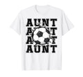 Soccer Aunt Cracked Wall Family Matching T-Shirt - Graphic Print Men Women - T-Shirt, Sweatshirt, Hoodie