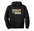 2011 Cassette Tape 15Th Birthday Hoodie - Minimalist Print Unisex - T-Shirt, Sweatshirt, Hoodie