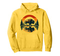 Sunset Trees Bison Reflection Hoodie - Casual Everyday Wear Men Women - T-Shirt, Sweatshirt, Hoodie