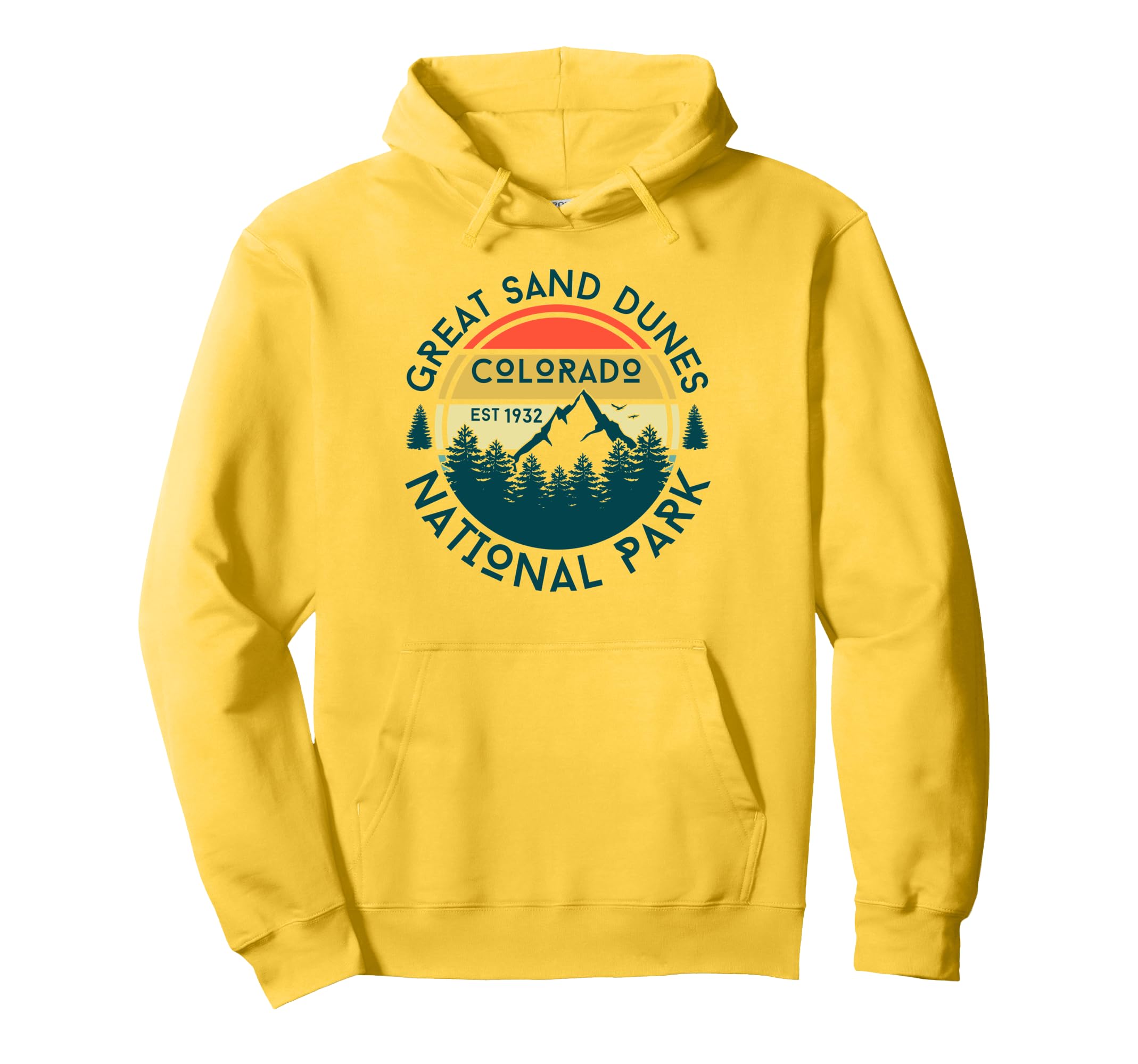 Great Sand Dunes National Park Hoodie - Minimalist Print for Adults - T-Shirt, Sweatshirt, Hoodie