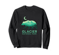 Glacier National Park Grizzly Hiking Sweatshirt - Graphic Print Men Women - T-Shirt, Sweatshirt, Hoodie
