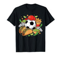 Tacos Party Vibes And Soccer Fan T-Shirt - Minimalist Print Unisex - T-Shirt, Sweatshirt, Hoodie