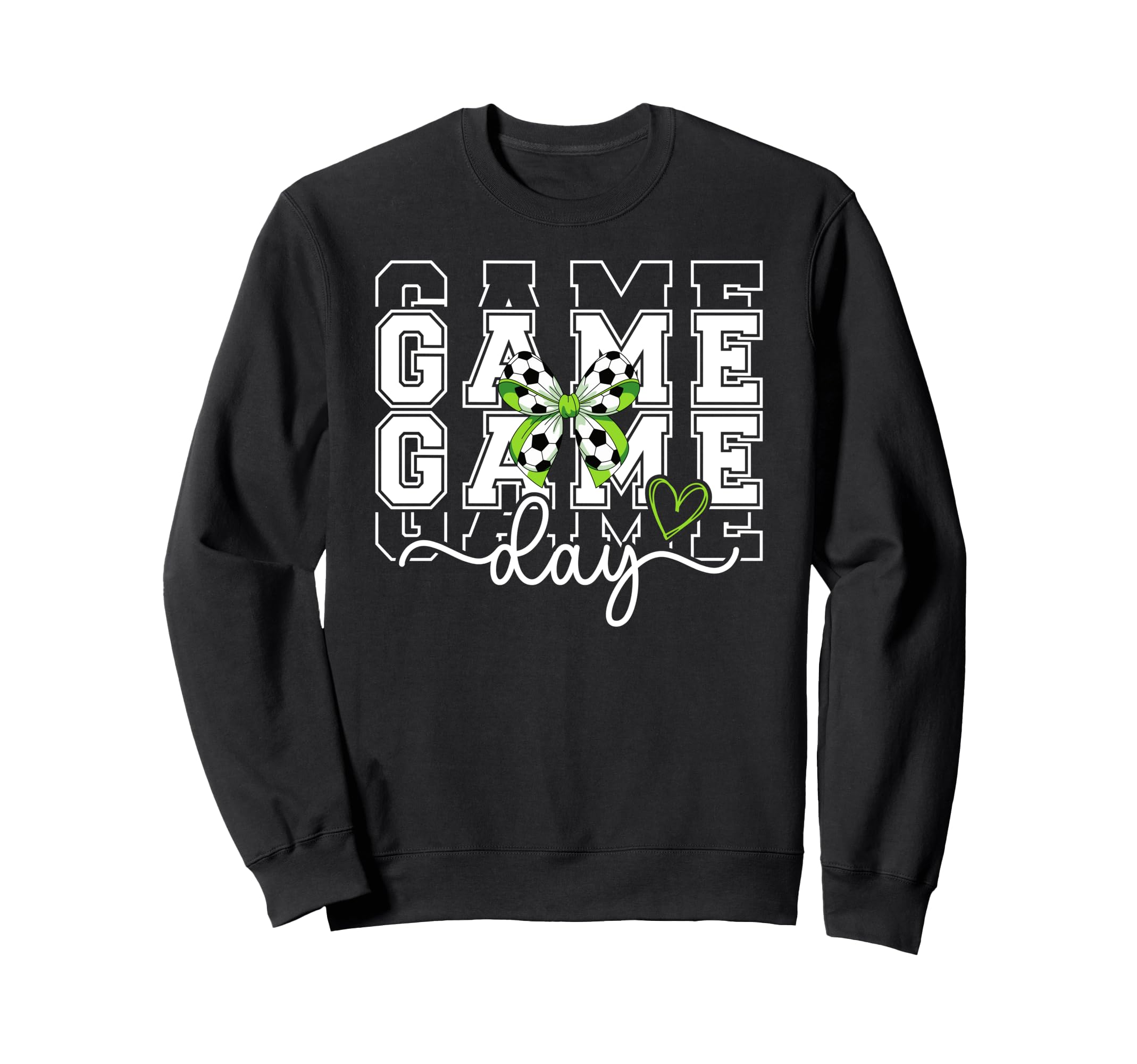 Game Day Soccer Game Day Coquette Sweatshirt - Trendy Graphic Unisex - T-Shirt, Sweatshirt, Hoodie