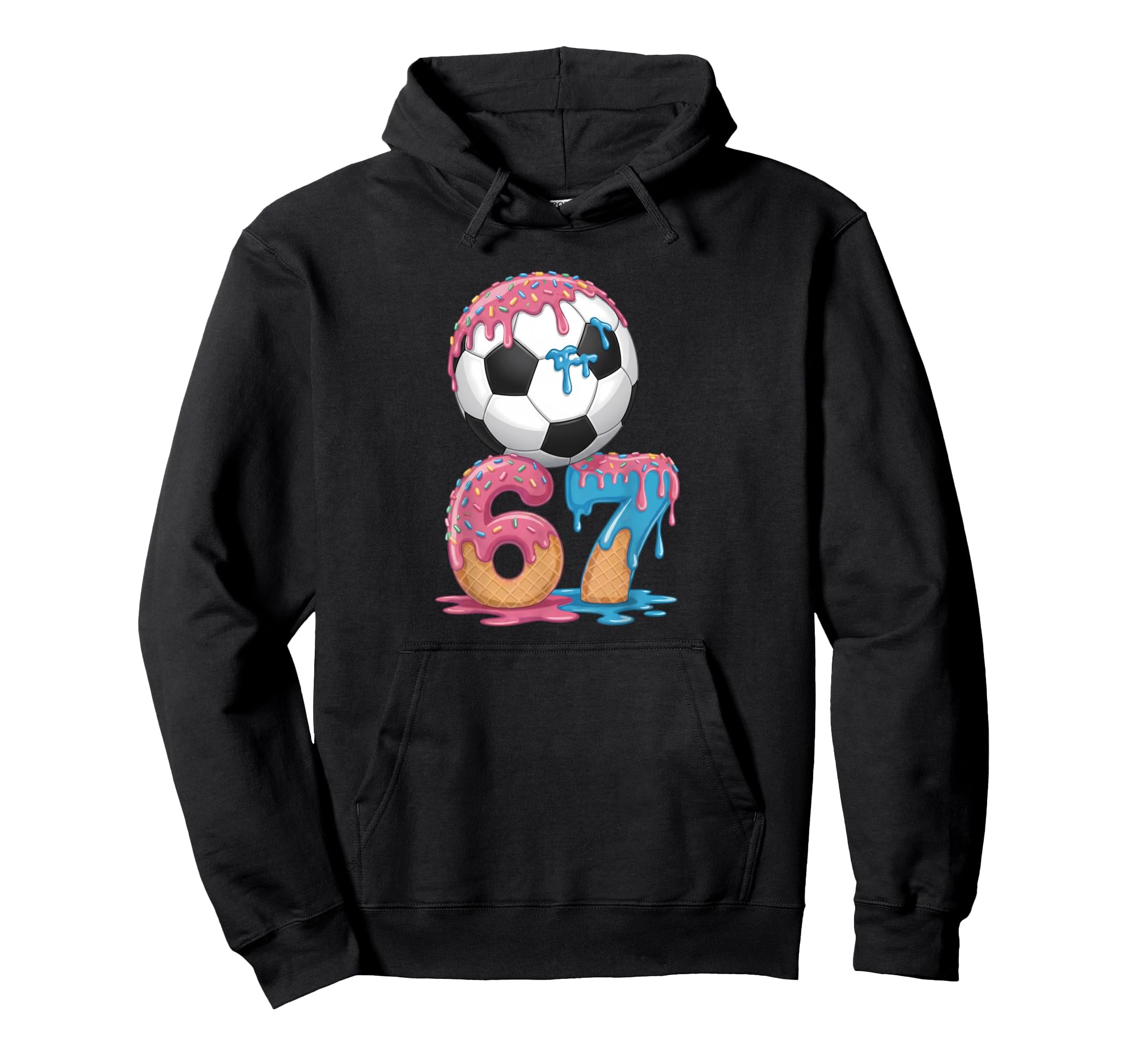 Soccer Drip Number 67 Soccer Player 67 Hoodie - Novelty Apparel Unisex - T-Shirt, Sweatshirt, Hoodie