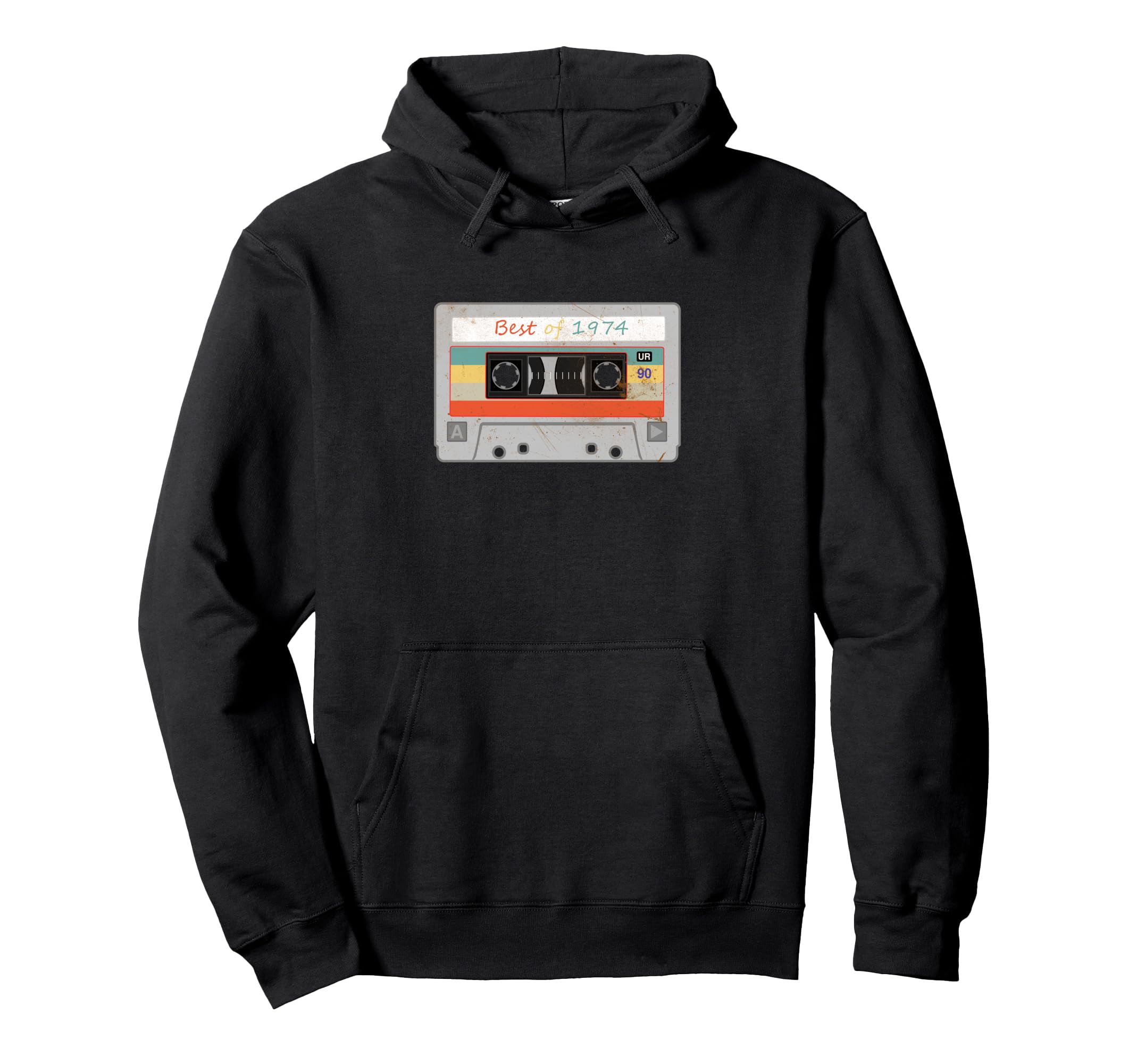 Best 1974 Funny Cassette Tape Hoodie - Aesthetic Graphic Men Women - T-Shirt, Sweatshirt, Hoodie
