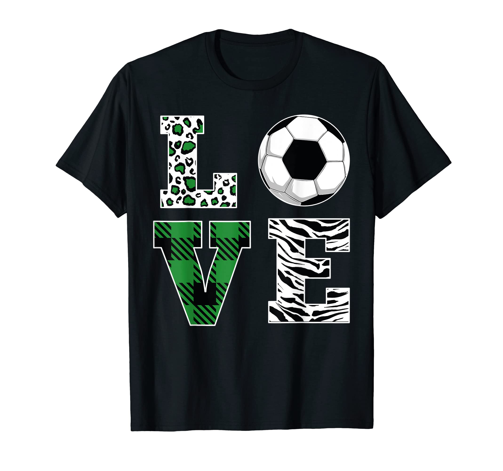 Soccer Love Mom Life Leopard Zebra T-Shirt - Minimalist Print Men Women - T-Shirt, Sweatshirt, Hoodie