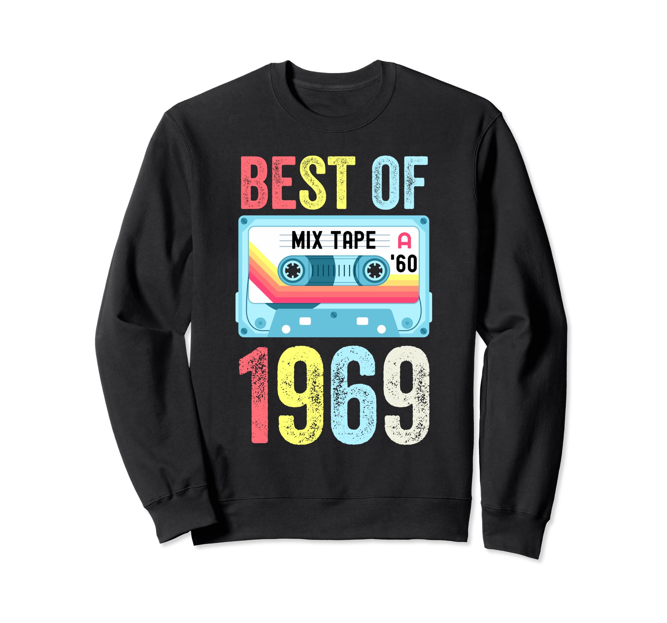 Best 1969 Cassette Tape Sweatshirt - Minimalist Print for Adults - T-Shirt, Sweatshirt, Hoodie