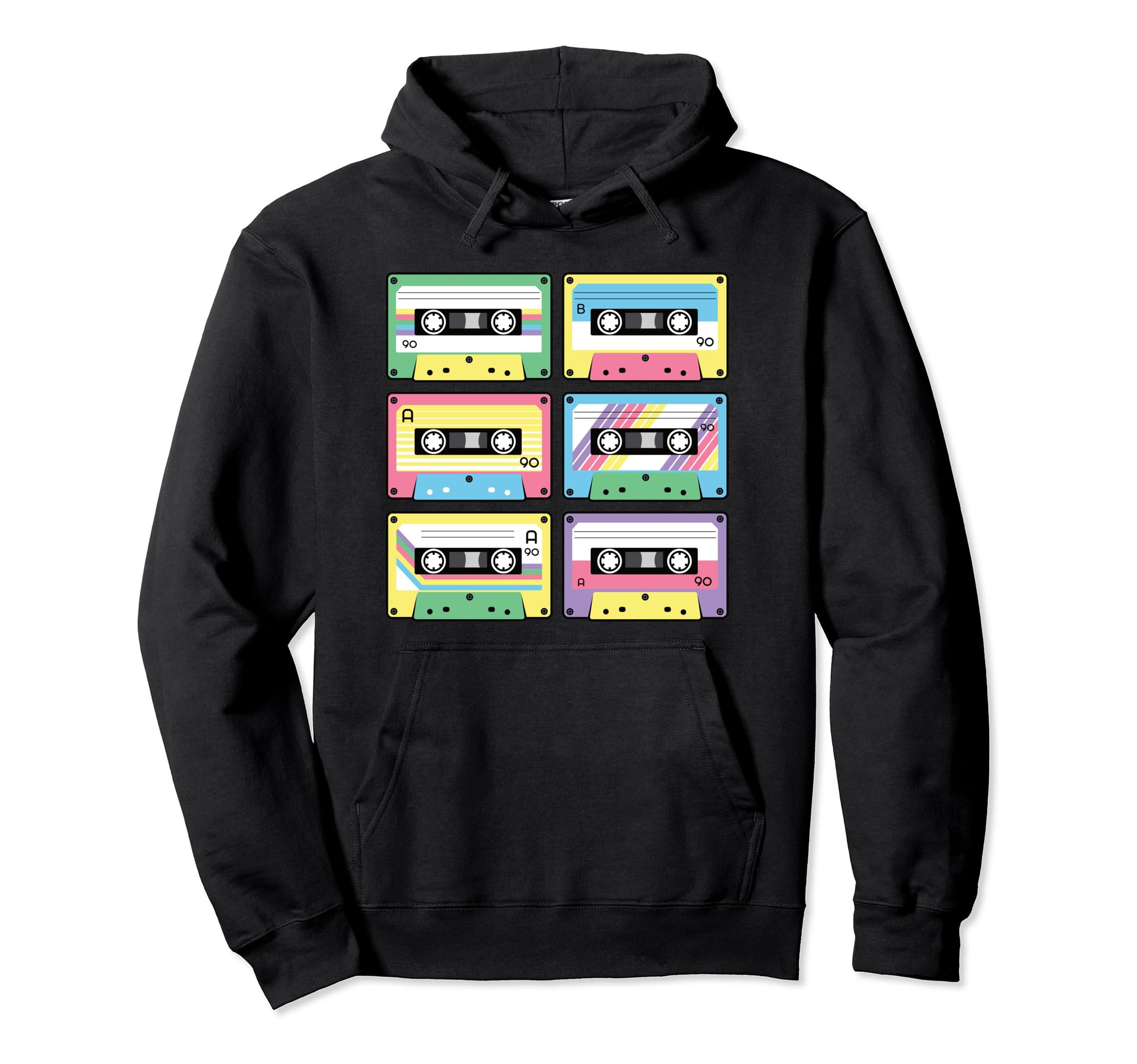 80S 90S Cassette Tape 1980S 1990S Hoodie - Streetwear Style for Adults - T-Shirt, Sweatshirt, Hoodie