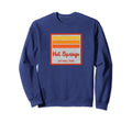 Hot Springs National Park Stripes Sweatshirt - Novelty Apparel for Adults - T-Shirt, Sweatshirt, Hoodie