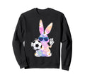 Groovy Easter Bunny Soccer Easter Sweatshirt - Custom Art Print Men Women - T-Shirt, Sweatshirt, Hoodie
