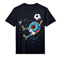 Funny Soccer Donut Performance T-Shirt - Fun Novelty Design for Adults - T-Shirt, Sweatshirt, Hoodie