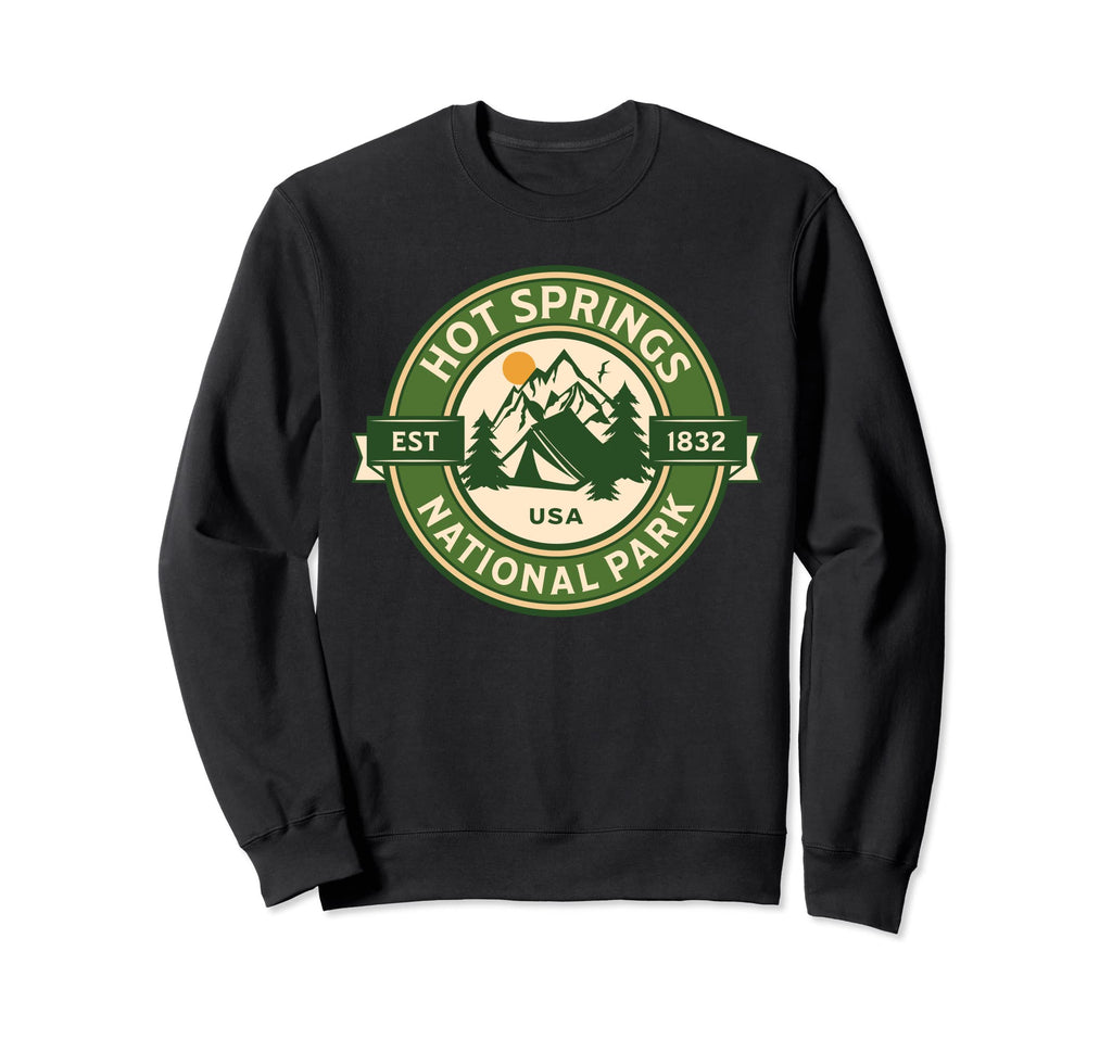 Hot Springs National Park Sweatshirt - Custom Art Print for Adults - T-Shirt, Sweatshirt, Hoodie