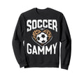 Soccer Gammy Leopard Heart Sweatshirt - Minimalist Print Unisex - T-Shirt, Sweatshirt, Hoodie