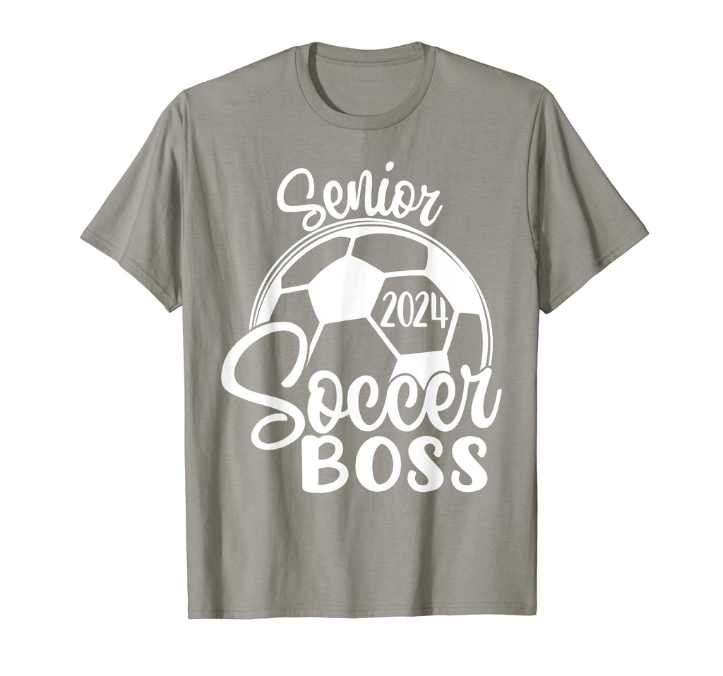 Senior Soccer Boss 2024 Class 2024 Soccer T-Shirt - Graphic Print Unisex - T-Shirt, Sweatshirt, Hoodie