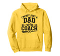 Soccer Dad Coach Funny Coaching Fathers Day Hoodie - Trendy Graphic Unisex - T-Shirt, Sweatshirt, Hoodie