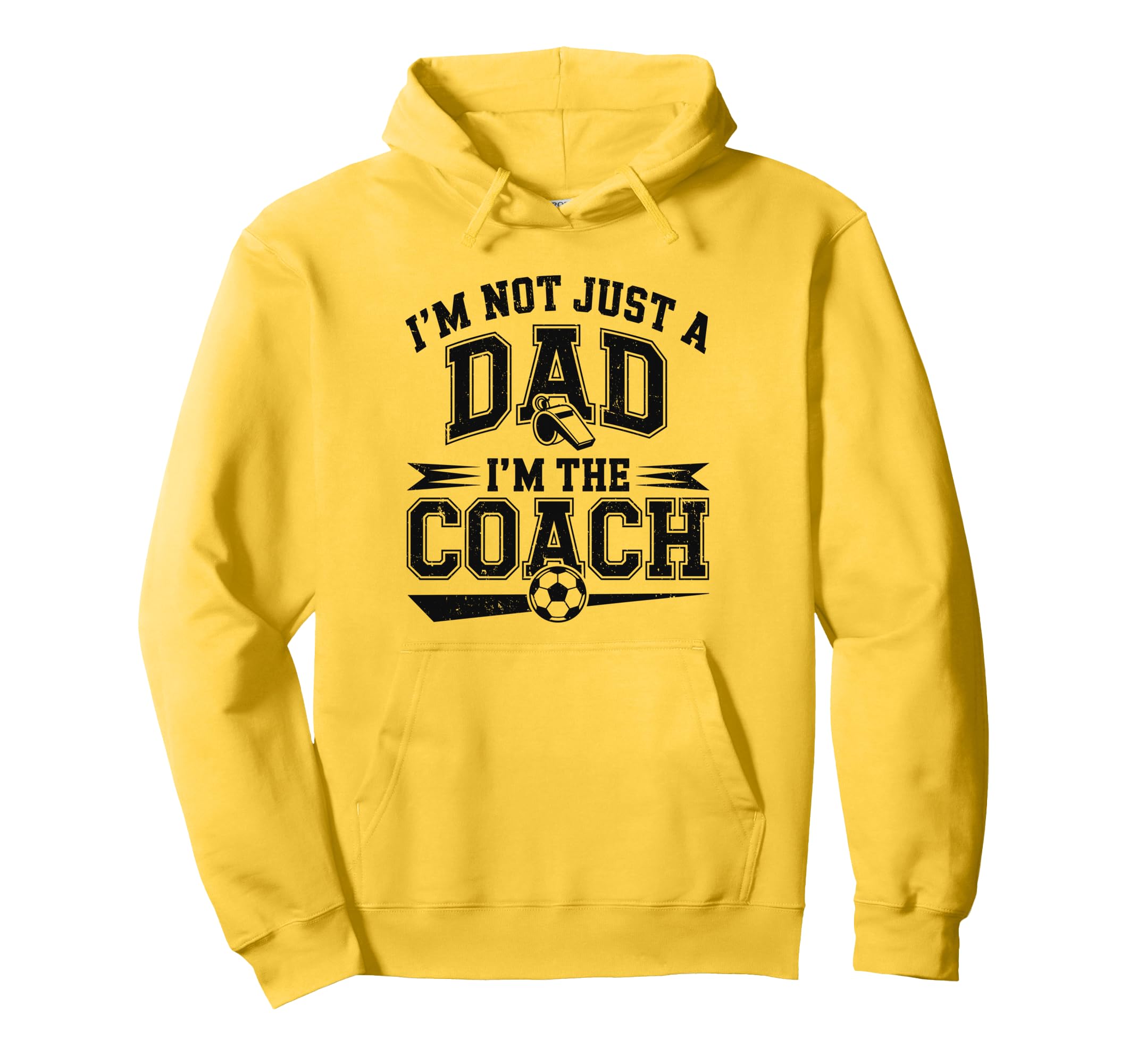 Soccer Dad Coach Funny Coaching Fathers Day Hoodie - Trendy Graphic Unisex - T-Shirt, Sweatshirt, Hoodie