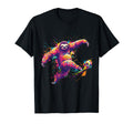 Soccer Player Sloth Art Paint Splatter T-Shirt - Custom Art Print Unisex - T-Shirt, Sweatshirt, Hoodie