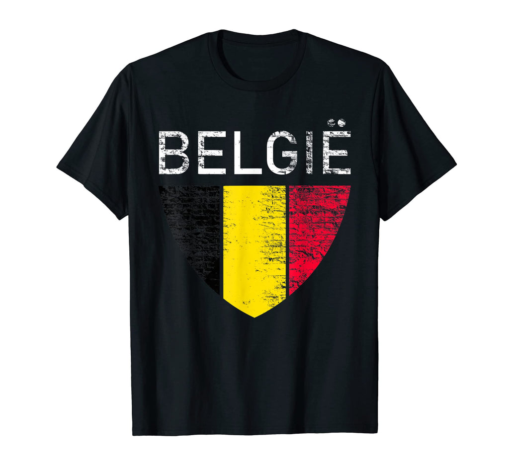 Belgium Flag Soccer Pride Belgian T-Shirt - Casual Everyday Wear Men Women - T-Shirt, Sweatshirt, Hoodie