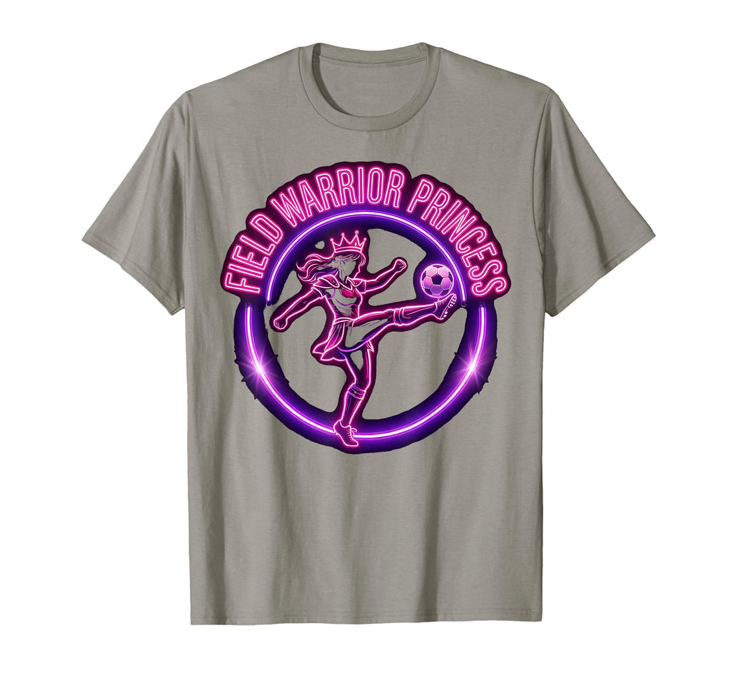 Field Warrior Princess Soccer T-Shirt - Graphic Print Unisex - T-Shirt, Sweatshirt, Hoodie