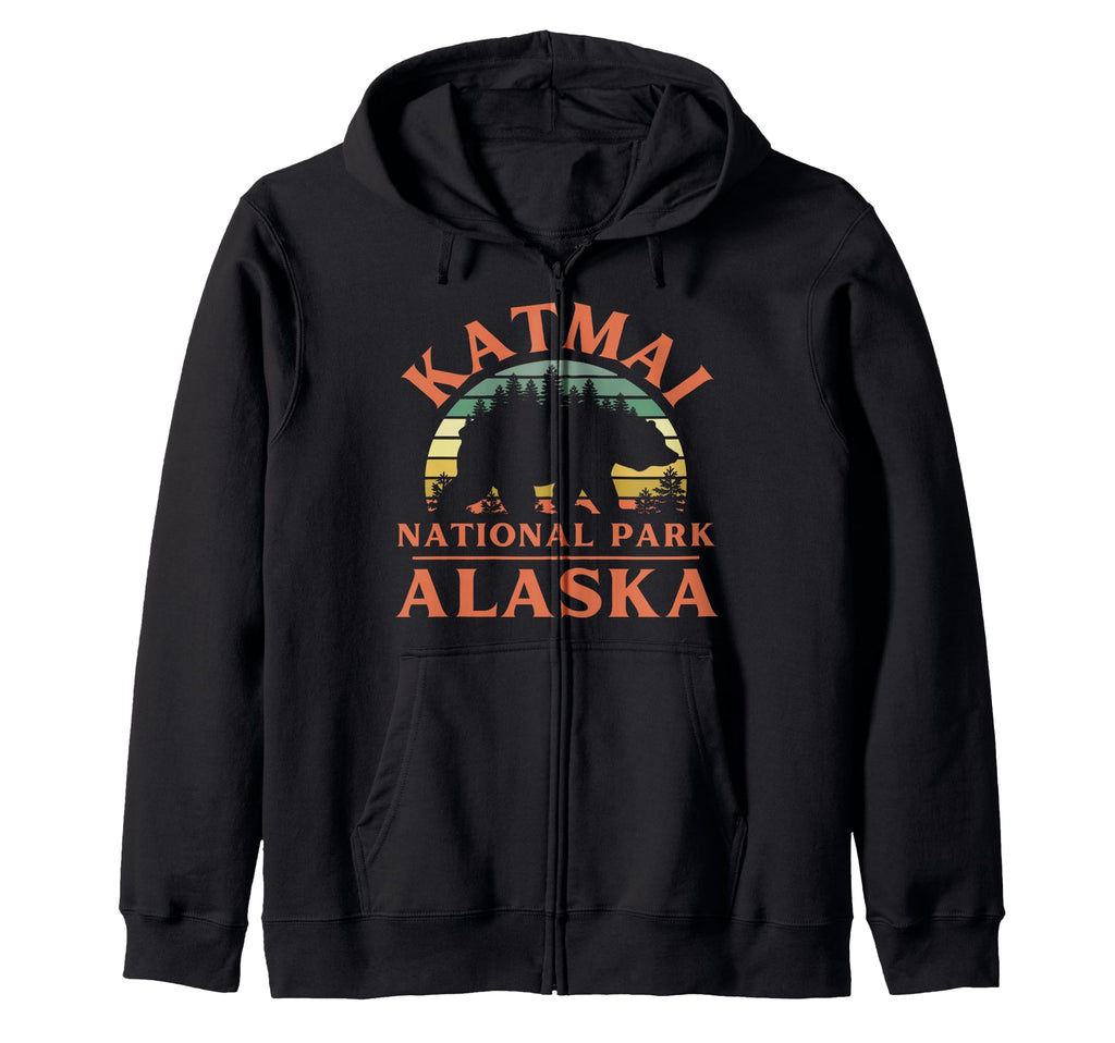 Katmai National Park Alaska Usa Outdoor Hoodie - Trendy Graphic for Adults - T-Shirt, Sweatshirt, Hoodie