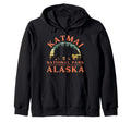 Katmai National Park Alaska Usa Outdoor Hoodie - Trendy Graphic for Adults - T-Shirt, Sweatshirt, Hoodie