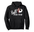 Ball Paw Paw Heart Funny Football Hoodie - Casual Everyday Wear Men Women - T-Shirt, Sweatshirt, Hoodie