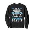 Proud Ice Hockey Goalkeeper Grandpa Sweatshirt - Graphic Print for Adults - T-Shirt, Sweatshirt, Hoodie