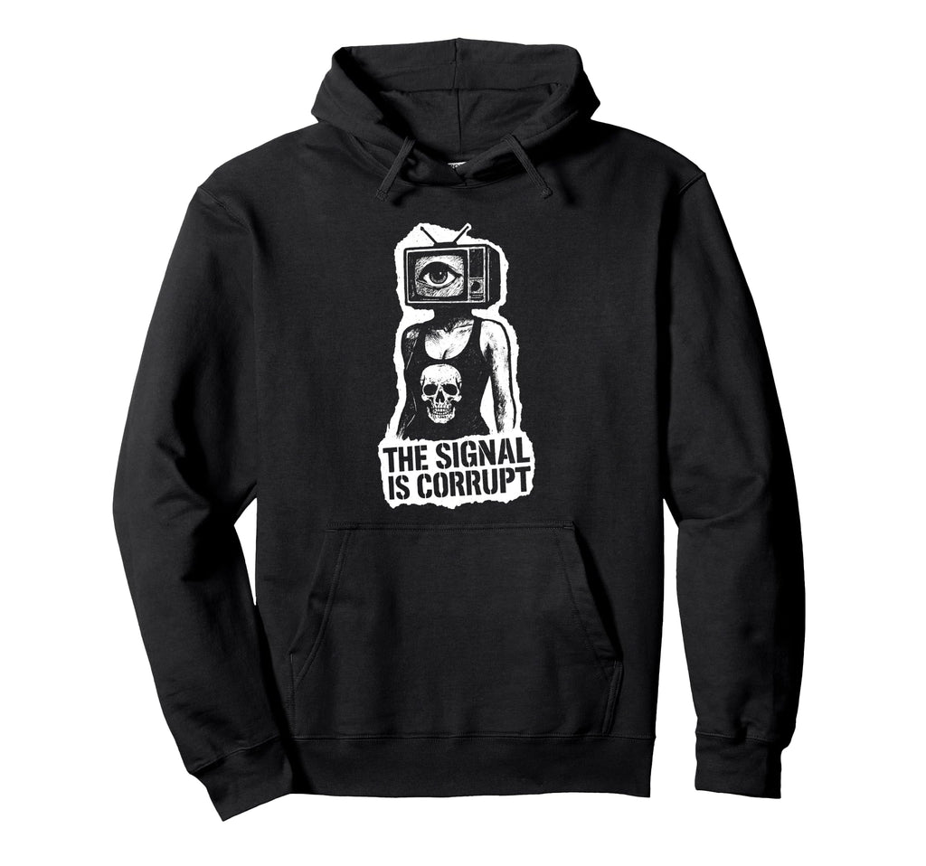 Punk Rock Skull 80S 90S Grunge Hoodie - Casual Everyday Wear for Adults - T-Shirt, Sweatshirt, Hoodie