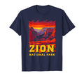 Zion National Park Canyon Throwback T-Shirt - Minimalist Print for Adults - T-Shirt, Sweatshirt, Hoodie