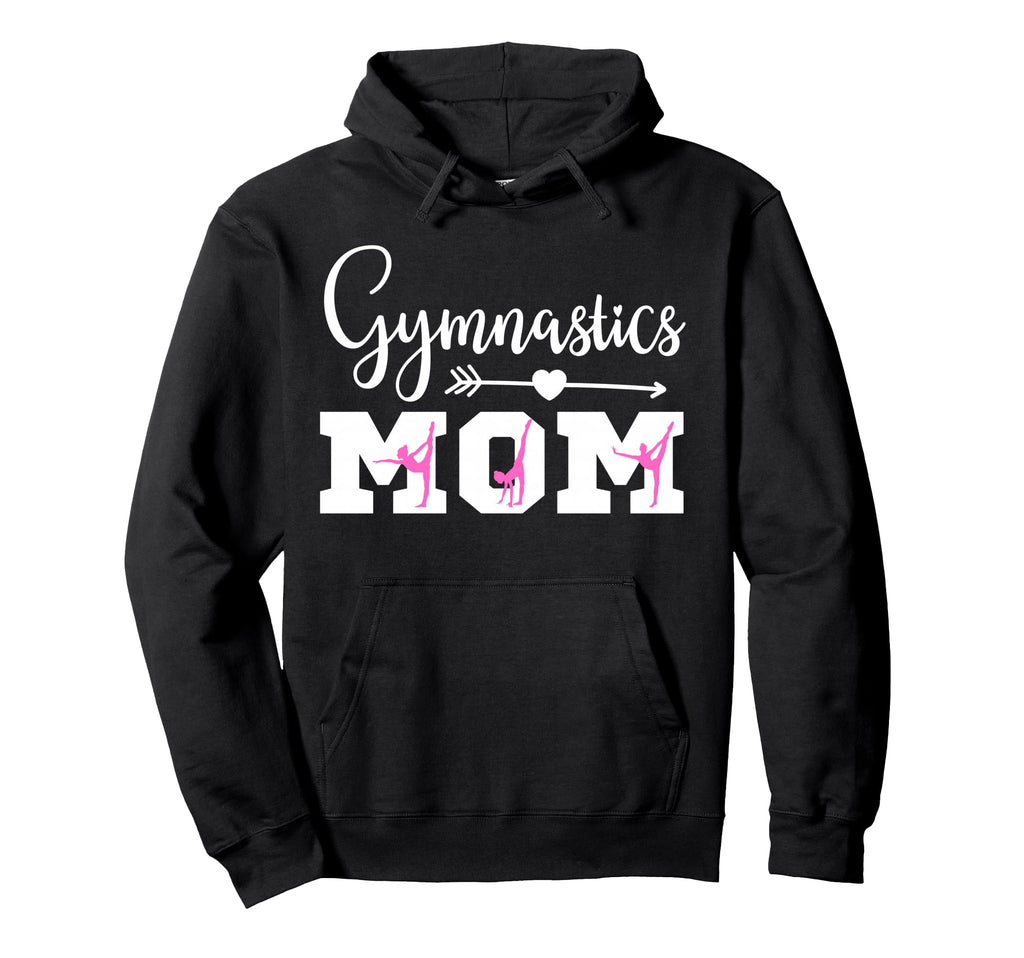 Gymnastics Mom Gymnast Parent Proud Hoodie - Aesthetic Graphic Men Women - T-Shirt, Sweatshirt, Hoodie