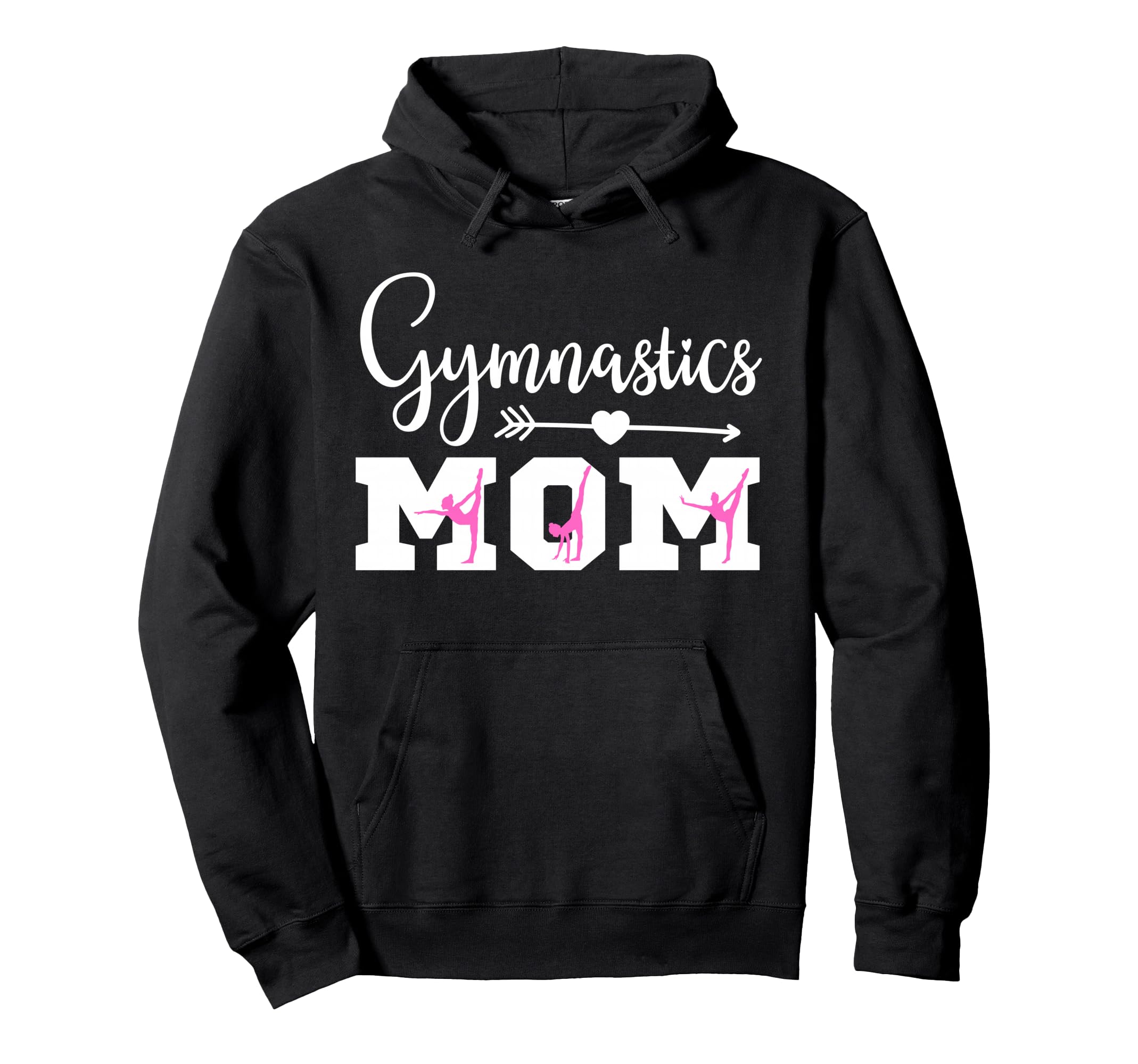 Gymnastics Mom Gymnast Parent Proud Hoodie - Aesthetic Graphic Men Women - T-Shirt, Sweatshirt, Hoodie