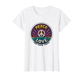 Hippie Peace Love 60S Groovy Psychedelic T-Shirt - Aesthetic Graphic Unisex - T-Shirt, Sweatshirt, Hoodie