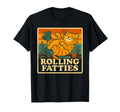 Roller Skater Kitten Rolling Fatties T-Shirt - Novelty Apparel Men Women - T-Shirt, Sweatshirt, Hoodie