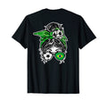 Messy Bun Hair Brazilian Soccer Brazil T-Shirt - Trendy Graphic Men Women - T-Shirt, Sweatshirt, Hoodie