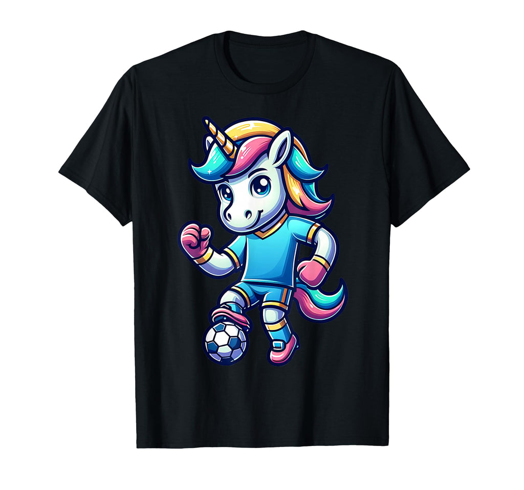 Footballer Unicorn Fans Soccer Team T-Shirt - Streetwear Style Unisex - T-Shirt, Sweatshirt, Hoodie