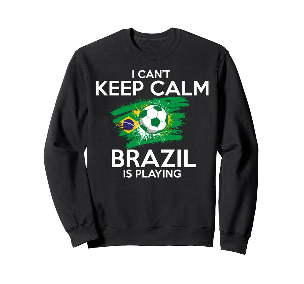 Brazil Soccer Football Game Player Sweatshirt - Graphic Print for Adults - T-Shirt, Sweatshirt, Hoodie