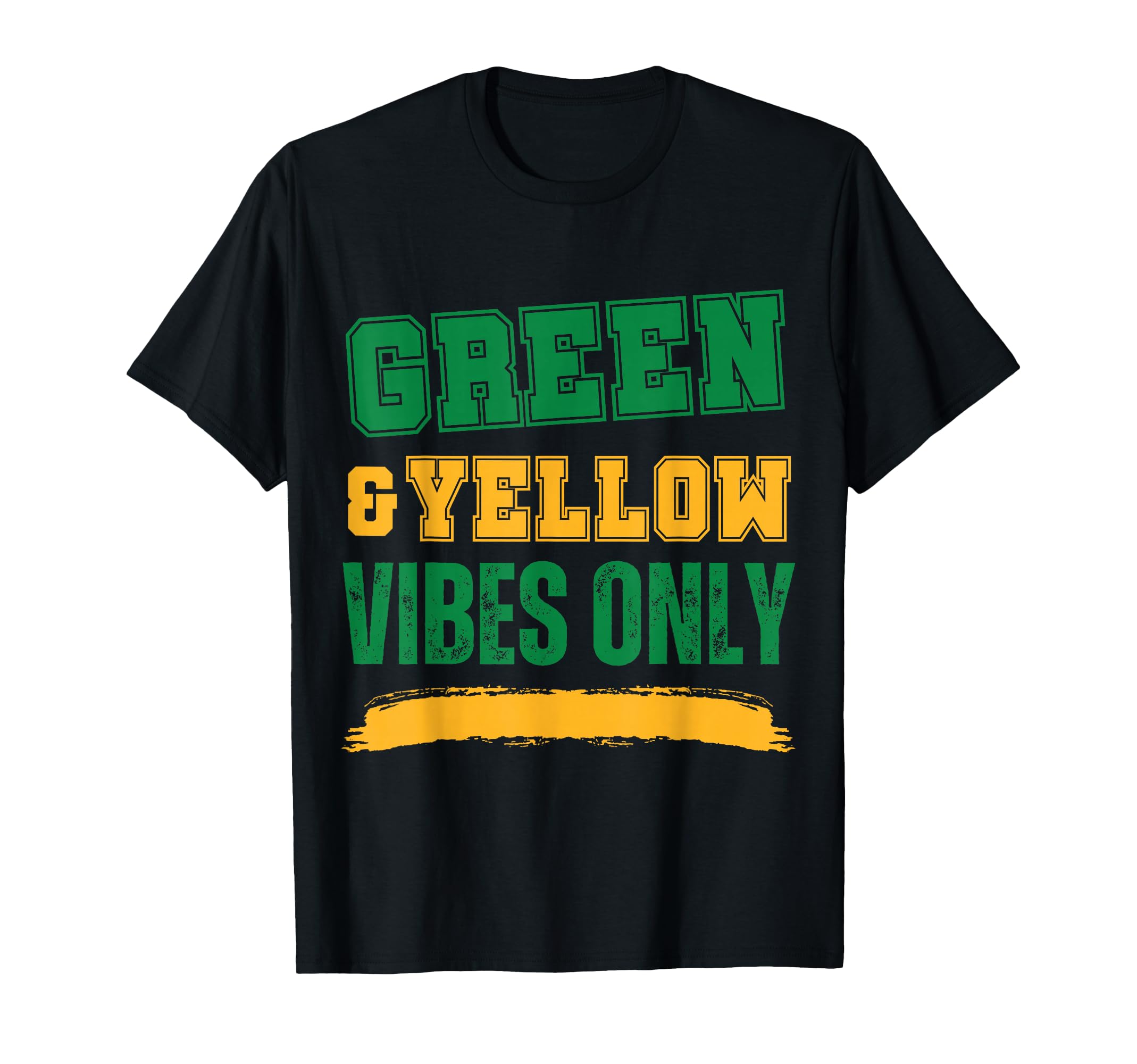 Green And Yellow Game Day T-Shirt - Novelty Apparel Men Women - T-Shirt, Sweatshirt, Hoodie