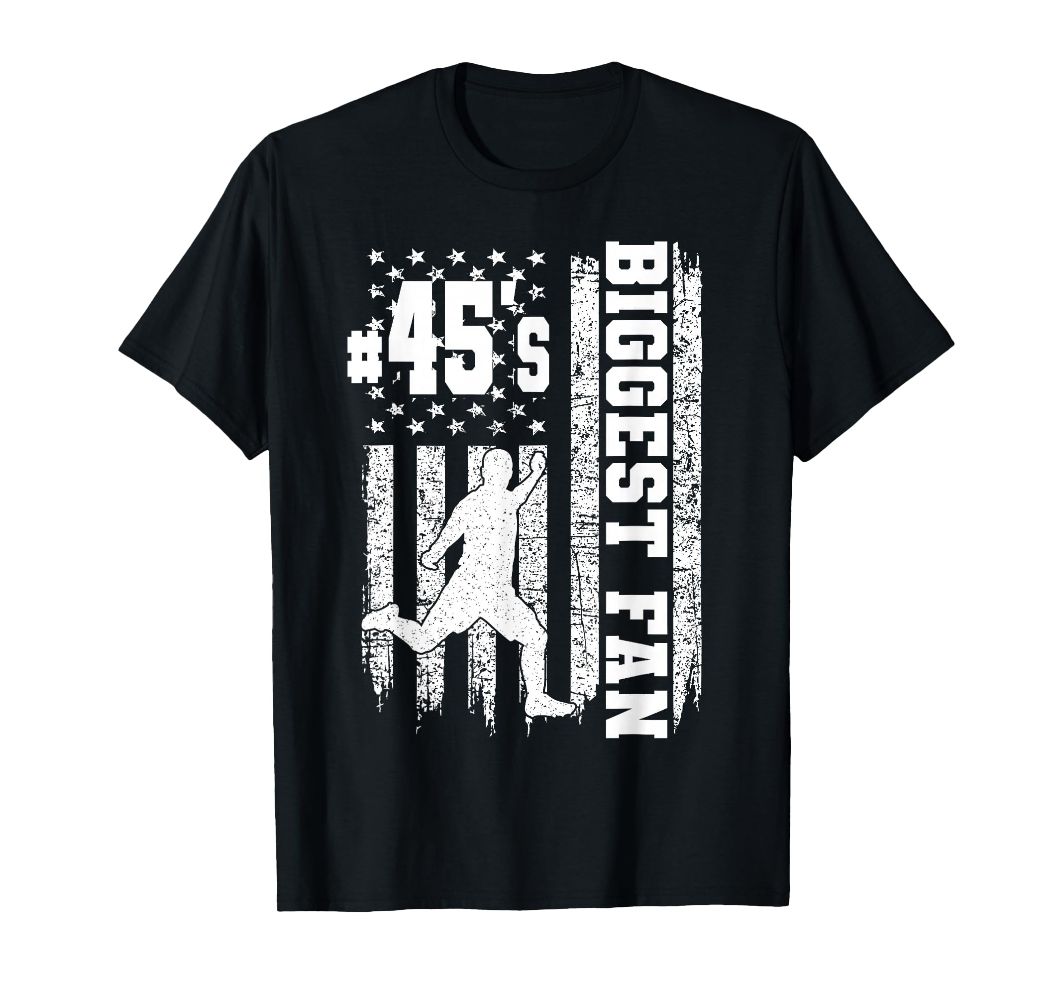 Soccer Biggest Fan Number 45 Proud T-Shirt - Aesthetic Graphic Unisex - T-Shirt, Sweatshirt, Hoodie
