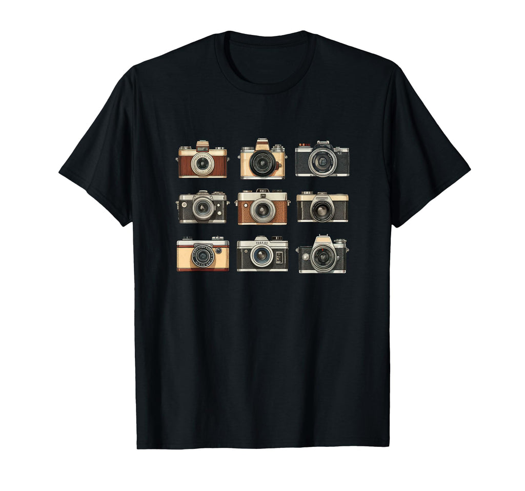 Camera Photography T-Shirt - Trendy Graphic for Adults - T-Shirt, Sweatshirt, Hoodie