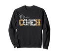 Mrs Coach Leopard Soccer Coach Sweatshirt - Custom Art Print Men Women - T-Shirt, Sweatshirt, Hoodie